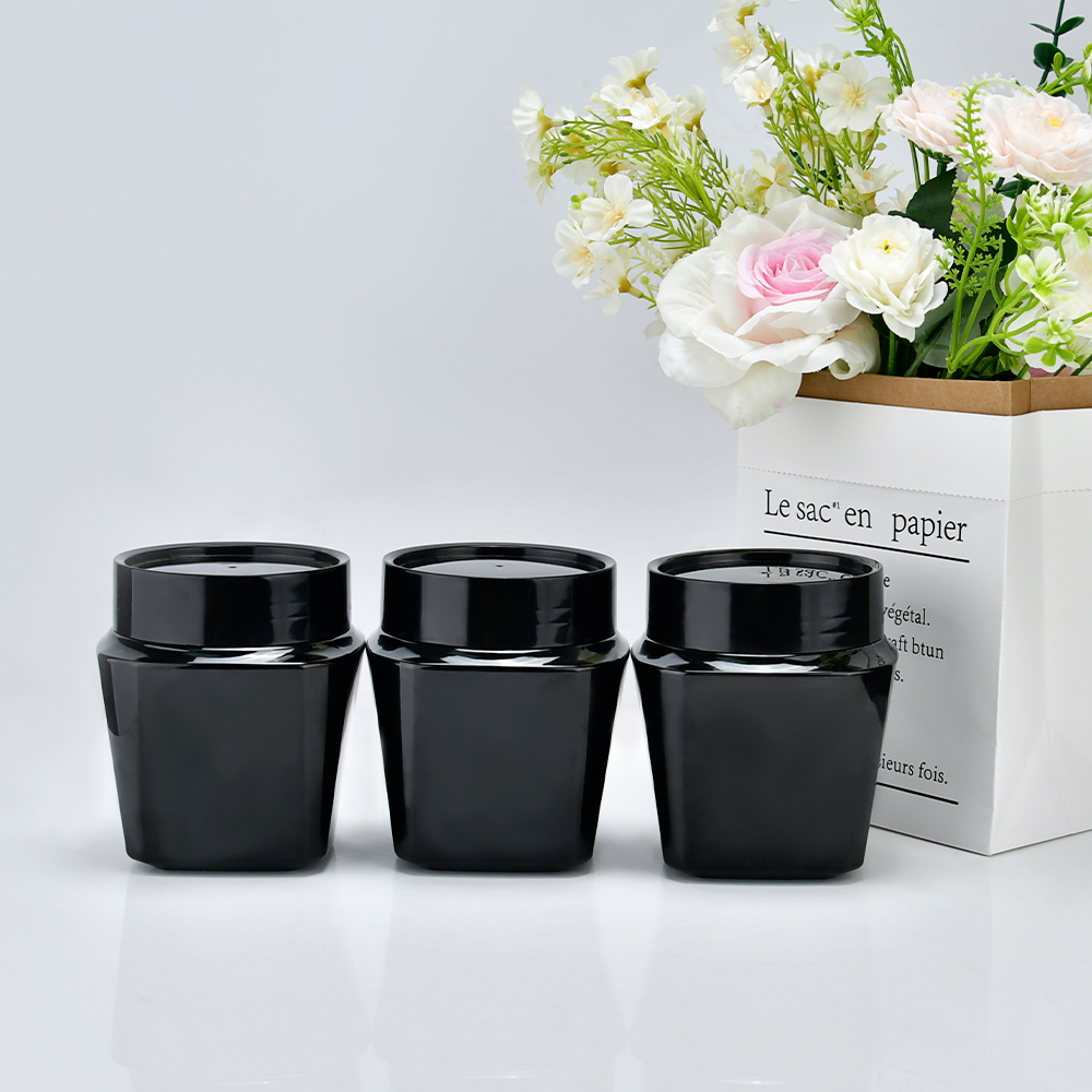 New Design Plastic Body Srcub Conditioner 500g High Quality Skincare Cream Face Mask Cream Plastic Jar with Screw Cap Новый дизайн, пластиковый кондиционер для тела, 500 г, высококачественный крем для ухода за кожей, маска для лица, кремовая пластиковая банка с завинчивающейся крышкой