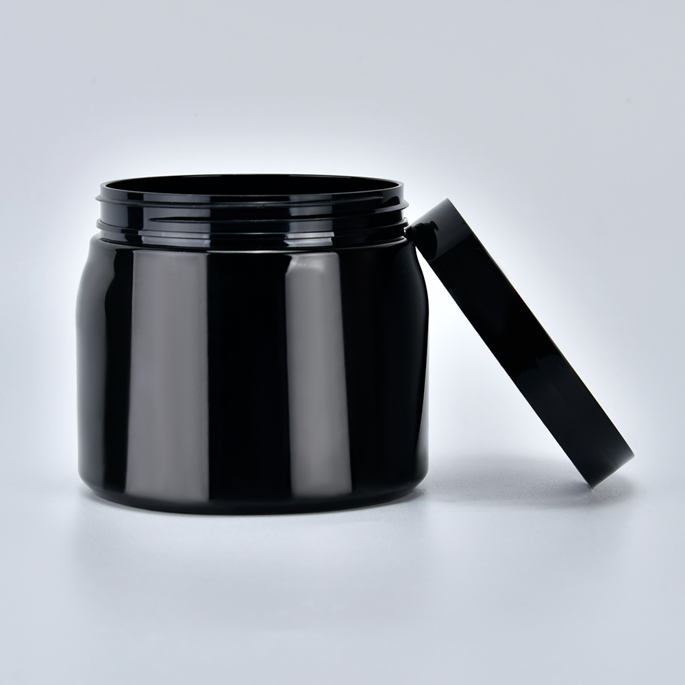 Wholesale Cosmetic Packaging 500ml Empty Plastic Hair Body Scrub Container Jar 500ml Body Butter Plastic Cream Jar Оптовая косметическая упаковка 500 мл пустой пластиковый контейнер для скраба для тела для волос 500 мл пластиковая банка для крема для масла для тела