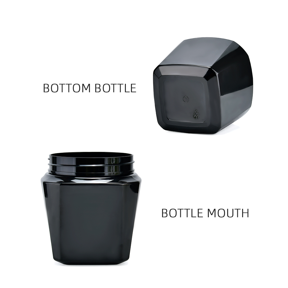 New Design Plastic Body Srcub Conditioner 500g High Quality Skincare Cream Face Mask Cream Plastic Jar with Screw Cap Новый дизайн, пластиковый кондиционер для тела, 500 г, высококачественный крем для ухода за кожей, маска для лица, кремовая пластиковая банка с завинчивающейся крышкой