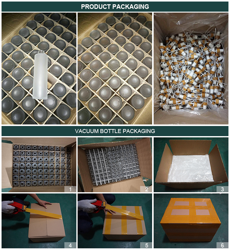 glass cosmetic bottle with bamboo lid packaging стеклянная косметическая бутылка с бамбуковой крышкой