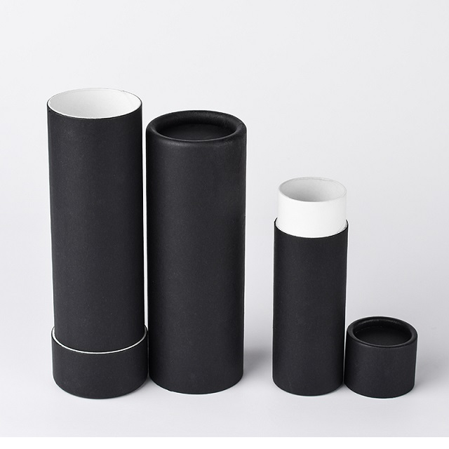 7 г, 14 г, 25 г, 60 г, 75 г, картонные контейнеры для дезодорантов с эффектом пуш-ап, белый, черный, коричневый, крафт-бальзам для губ, бумажный тюбик